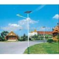 LED solar garden light pole